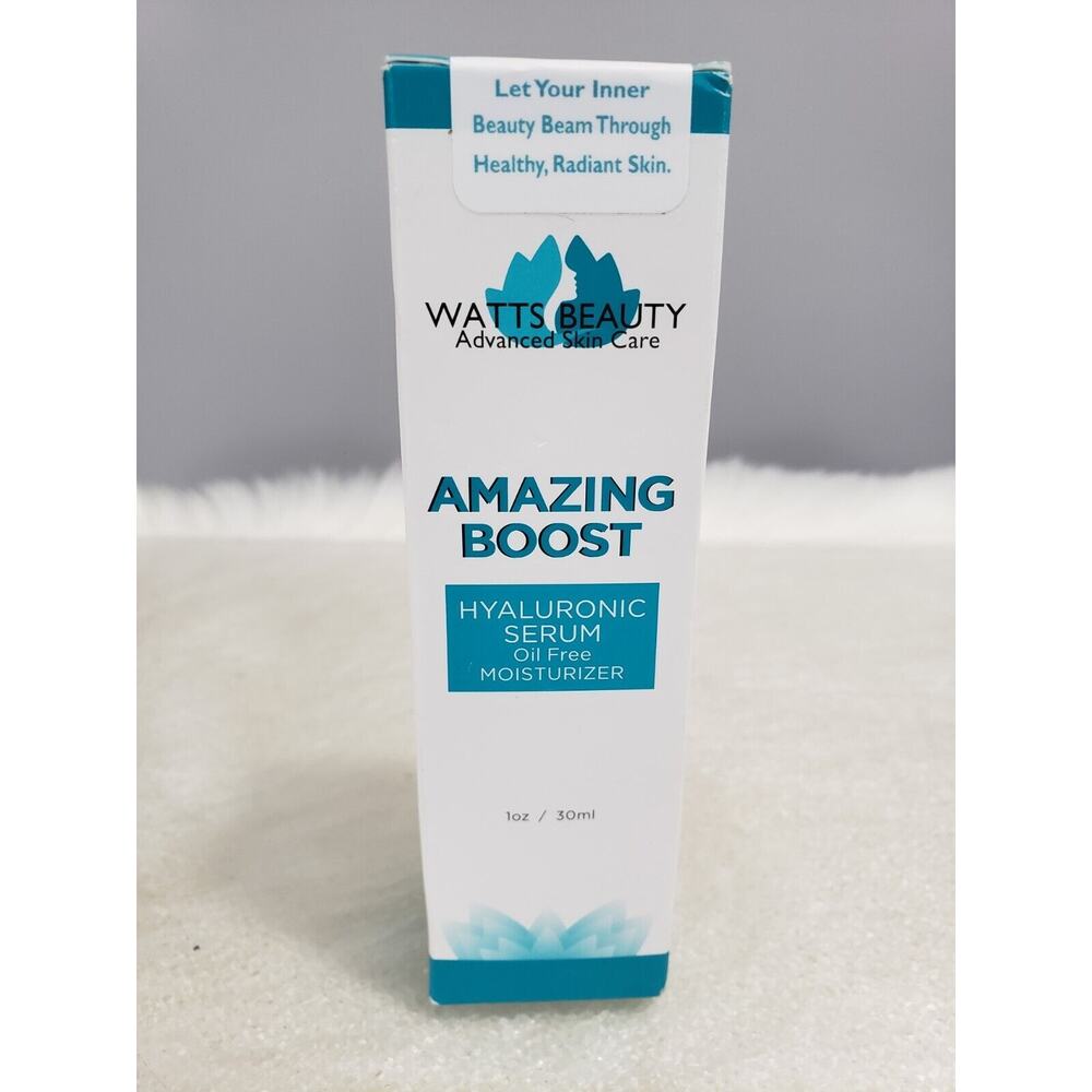 NEW Watts Beauty Amazing Boost Hydrating Face Serum - Oil Free Moisturizer